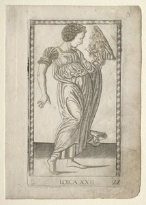 Logique de la série Tarocchi, série C : Arts libéraux, #22, avant 1467 - Master of the E Series Tarocchi