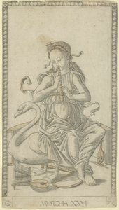 Musique, planche 26 de Arts et Sciences - Master of the E Series Tarocchi