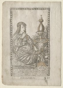 Poésie (de la série Tarocchi, C: Arts Libéraux, #27) - Master of the E Series Tarocchi