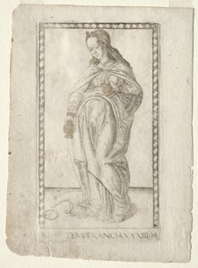Tempérance (de la série Tarocchi, B: Principes Cosmiques & Vertus, #34) - Master of the E Series Tarocchi