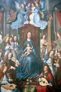 La glorification de la Sainte Vierge - Master of the Evora Altarpiece