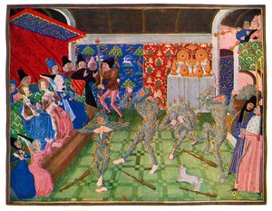 Mascarade à la cour de France, 1393, 1470-1475 - Master of the Harley Froissart
