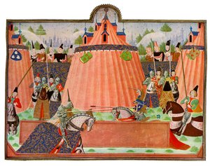 Le tournoi à Saint Inglevert, France, XVe siècle - Master of the Harley Froissart