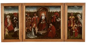 Le Triptyque de Poortakker - Master of the Holy Family of St. Anne