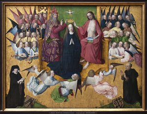 Le couronnement de Marie - Master of the Lyversberg Passion
