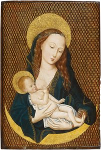 Maria lactans sur un croissant de lune, vers 1485 - Master of the Magdalen Legend,