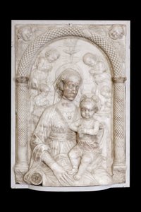 Madonna avec enfant et anges, c.1460 - Master of the Marble Madonnas