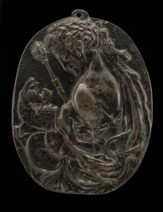 Une Bacchante, fin du 15ème ou début du 16ème siècle - Master of the Martelli Mirror