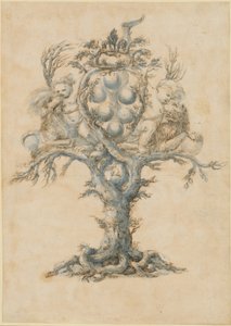 Carafe à vin avec lions et putti - Master of the Medici Banquet Decanters