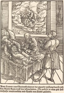 Ainer frawen von Stainerkirchen ... - Master of the Miracles of Mariazell