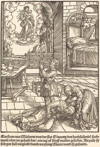 Une femme de Marhern ... - Master of the Miracles of Mariazell