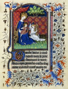 Vierge couronnée, c.1430-1440 - Master of the Munich Golden Legend