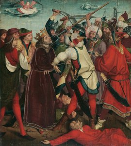 Le Martyre de Saint Oswald à la bataille de Maserfield, vers 1480-1485 - Master of the Oswald legend