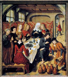 "Les noces de Cana" Peinture du maître de l