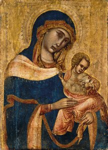 Madone et Enfant, 2e quart du 14e siècle - Master of the Sterbini Diptych