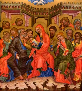Descente du Saint-Esprit, vers 1350 1955 - Master of the Vyssi Brod Altar