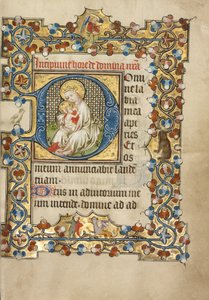 Initiale D : La Vierge et l