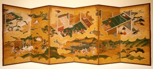Contes de Genji, vers 1650 - Matabei Iwasa