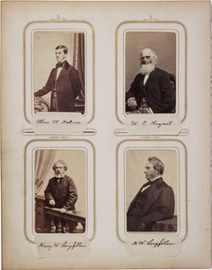 Album de 200 cartes de visite, la plupart par Brady, vers 1865 - Mathew B. Brady