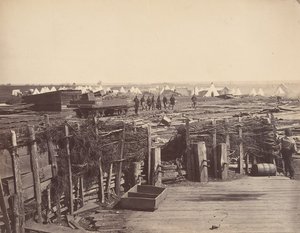 Fortifications, Manassas, occupées par le 13ème Mass., 1862 - Mathew Brady