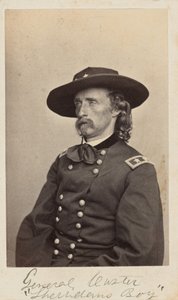 Général George Armstrong Custer, 1865 (photo)