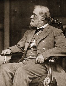 Le général Robert E. Lee assis dans sa maison à Richmond, 1865 - Mathew B. Brady