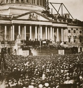 Inauguration du président Lincoln, 4 mars 1861 - Mathew B. Brady