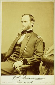 Photographie de portrait de William Tecumseh Sherman - Mathew B. Brady