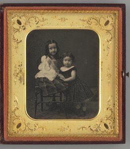 Portrait non titré de deux filles, 1861 - Mathew Brady