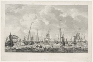 Pêche au hareng, 1781 - Mathias de Sallieth