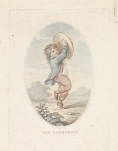 Garçon avec tambourin