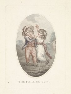 Garçon et fille se taquinant (The Falling Out) - Mathias de Sallieth