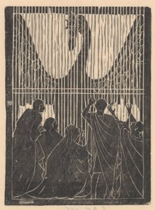 Cygne derrière une clôture - Mathieu Lauweriks