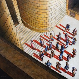 Footfall, 2018 (acrylique sur panneau)