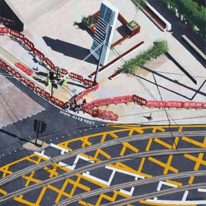 Push Button and Wait, 2020 (acrylique sur panneau)