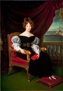Portrait de Maria Brignole-Sale De Ferrari, Duchesse de Galliera (1811-1888) - Matteo Antonio Picasso