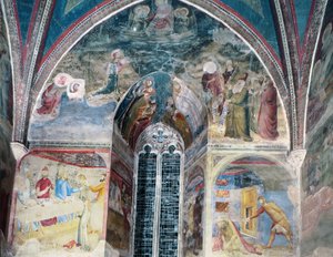 Scènes de la vie de Saint Jean-Baptiste, de la chapelle de Saint Jean, 1346-48 - Matteo Giovanetti