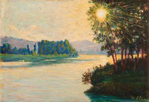 Lever de soleil sur la rivière - Matteo Pietro Olivero