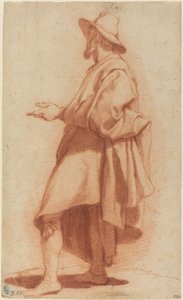 Homme Debout Portant un Manteau et un Chapeau - Matteo Rosselli
