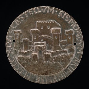 Le Château de Rimini [verso], 1446 - Matteo di Andrea de Pasti