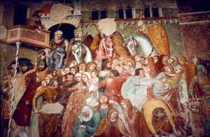 Massacre des Innocents, fresque dans l