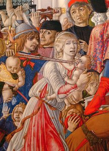 Le Massacre des Innocents, (détail) - Matteo di Giovanni di Bartolo