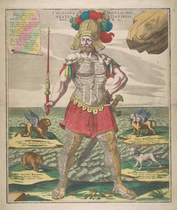 Colossus Monarchic. Statua Danielis - Matthaeus Seutter
