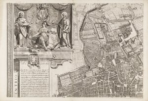 Carte de Rome. Partie supérieure gauche