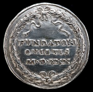 Inscription dans une Couronne [revers], 1530 - Matthes Gebel