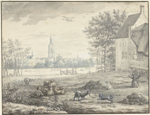 Vue de La Haye - Mattheus Verheyden