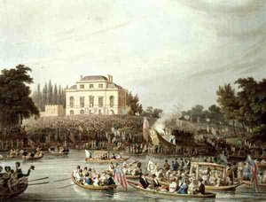 Arrivée des Bateliers à la Maison de Brandenburgh