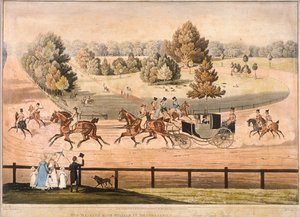 Le roi George IV traversant Hyde Park, Londres, 1831 - Matthew Dubourg