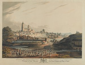 Marche des prisonniers français à Salamanque après la bataille de 1812 - Matthew Dubourg