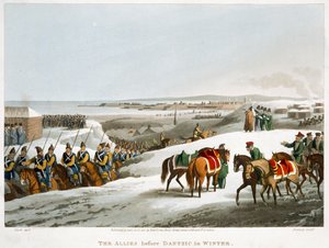 Les Alliés devant Dantzic en hiver, 1818